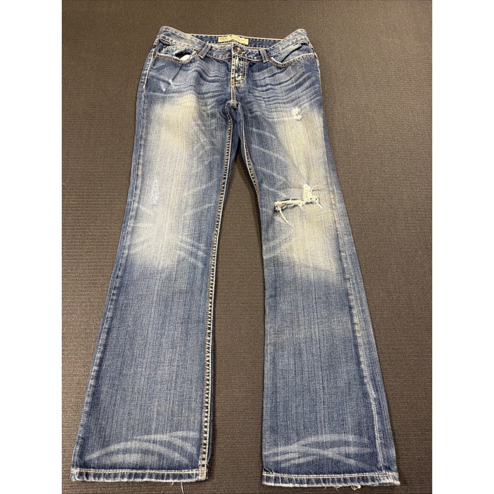 BKE‎ Denim Buckle Women's 30x31 Sierra Boot Stretch Bootcut Jeans Distressed